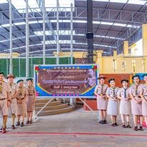 กิจกรรมวันไหว้ครูของนักเรียนโรงเรียนสายอักษร